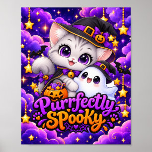 Purrfectly Spooky – Halloween Cat Wall Art