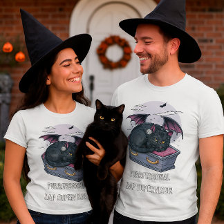 Purrfessional Nap Supervisor Gothic Cat Lover T-Shirt