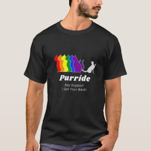 Purride Ally Support I Got Your Back Purride Cat G T-Shirt