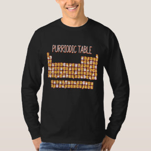 Purriodic Table Cute Cat Periodic Table Pun Men Wo T-Shirt