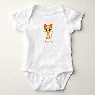 Purrl the Cat Baby Bodysuit