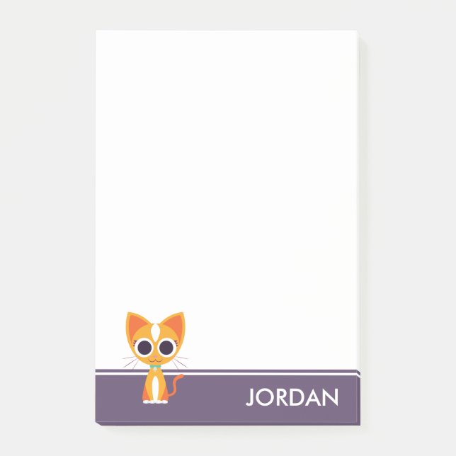 Purrl the Cat Post-it Notes (Front)