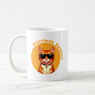 Purrlock Holmes Cat Coffee Mug