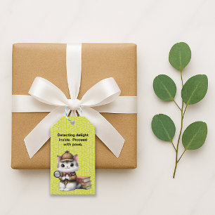 Purrlock Holmes Kitten Gift Tags