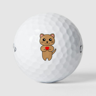 Purrrfect Love Golf Balls
