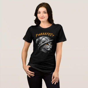 Purrrfect Steampunk Cat Tee