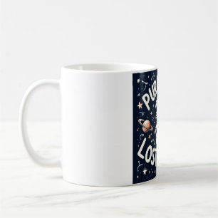 Purrrfectly Lost in Space Cute Cat Astronaut Mug