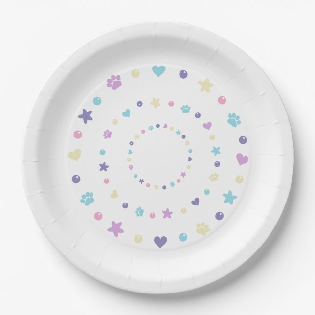 Purrrmaid Paper Plate (Front)
