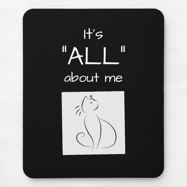 Purrrrfect Cat mouse pad (Front)