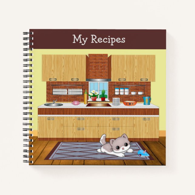 Purrsonal Recipes Notebook (Front)