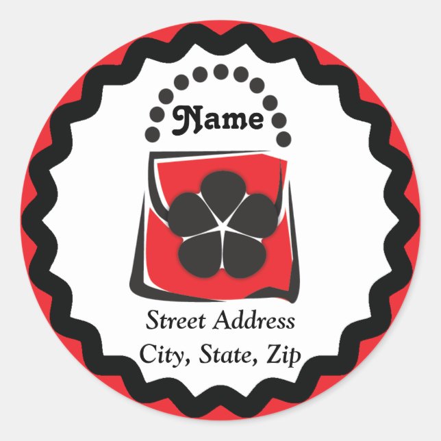 Purse Address Label (Front)