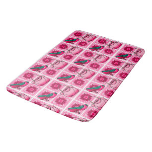 Purse And Shoe Lover Bath Mat