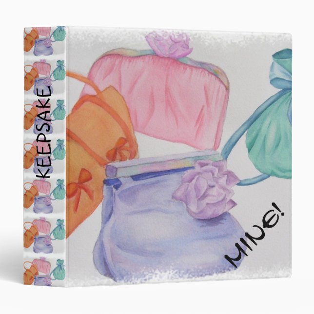 PURSE STRINGS FUN BINDER (Front/Spine)