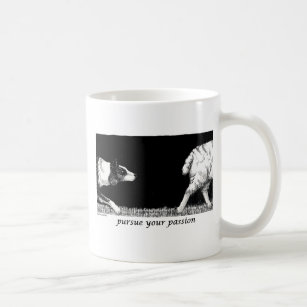 Pursue your passion Border Collie Coffee Mug