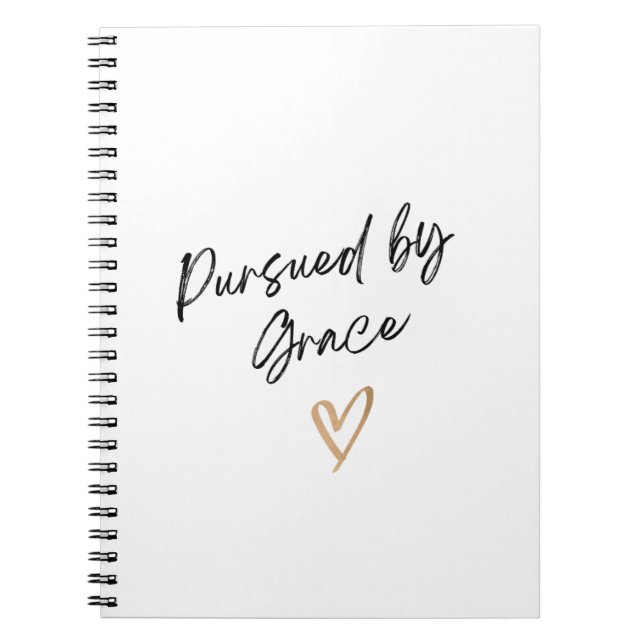 Pursued by Grace Notebook (Front)