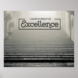 Pursuit Of Excellence Poster