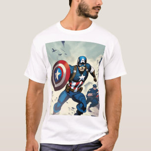 "Pursuit of Justice: Heroic Chase" T-Shirt Design