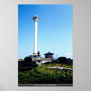 Pusan Tower, Pusan, South Korea Poster