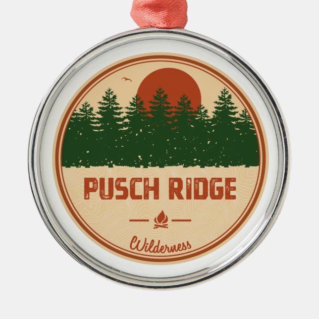 Pusch Ridge Wilderness Arizona Metal Ornament (Front)