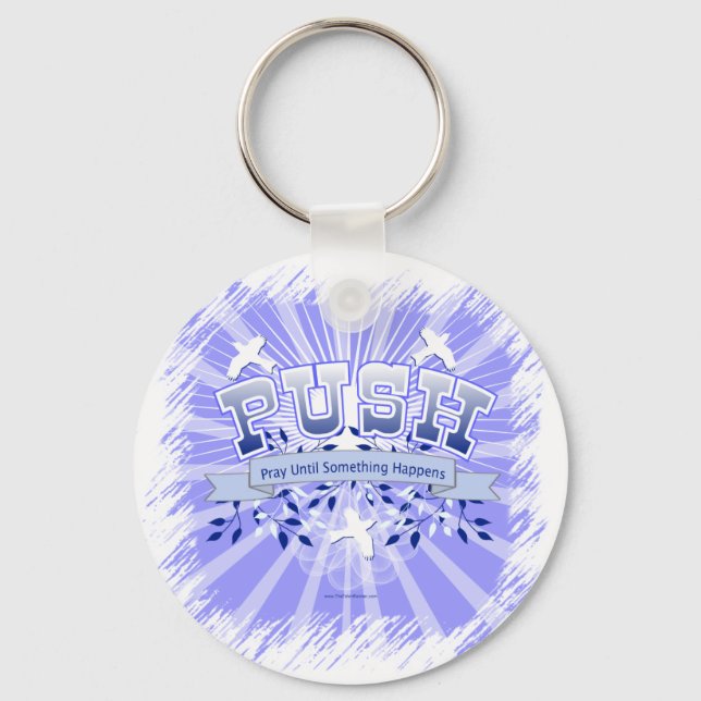 PUSH KEYCHAIN (Front)