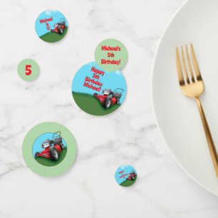 Push Lawn Mower Birthday Party Confetti