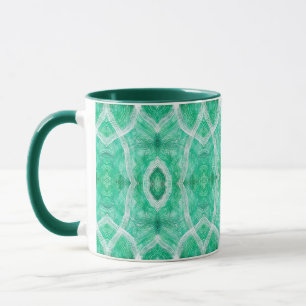Push Light Green Abstract Watercolor Art Mug