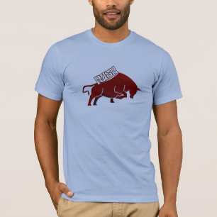 PUSH – Men's T-Shirt with Powerful Bull Design