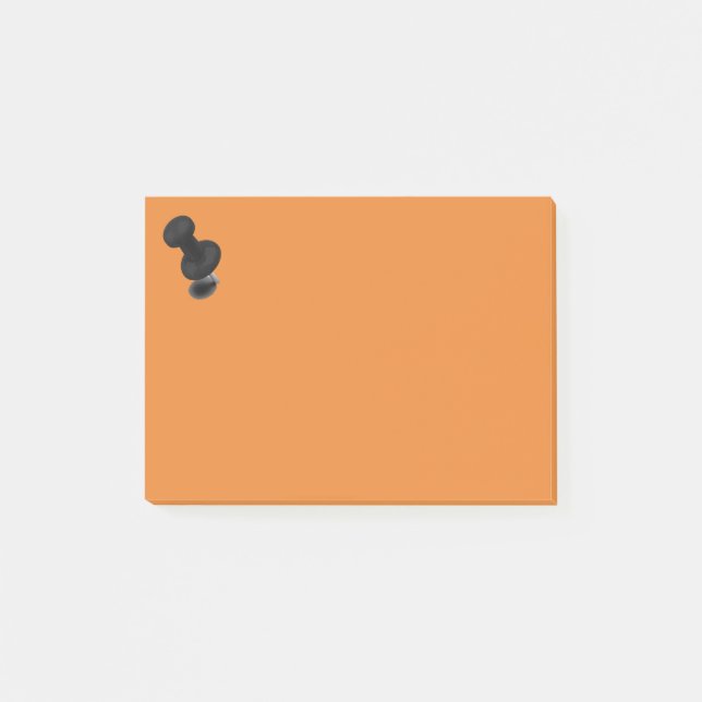 Push Pin Black Post-it Notes (Front)