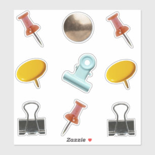 Push Pin Sticker Sheet