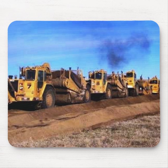 Push Pull Scraper Mouse Pad (Front)