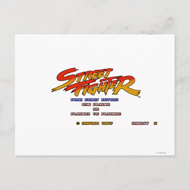Push Start Postcard (Front)