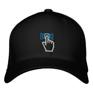Push The Button Embroidered Hat