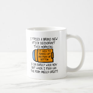 Push Up Bottom Funny Mug