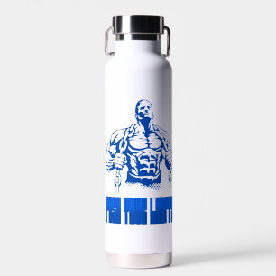 Push Your Limits - Bodybuilding and Determination Water Bottle