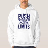 Push Your Limits High Energy Gym Motivation Art