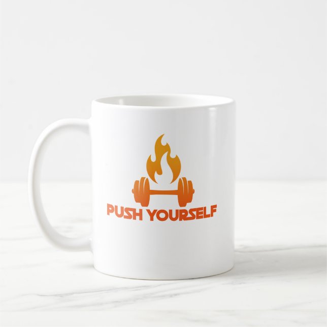 Push yourself coffee mug (Left)