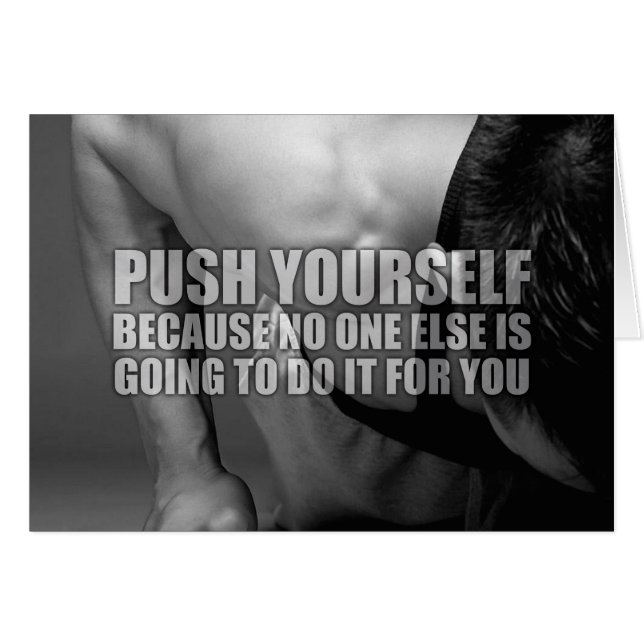 Push Yourself - Workout Motivational (Front Horizontal)