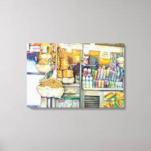 Pushcart Paradise Canvas Print