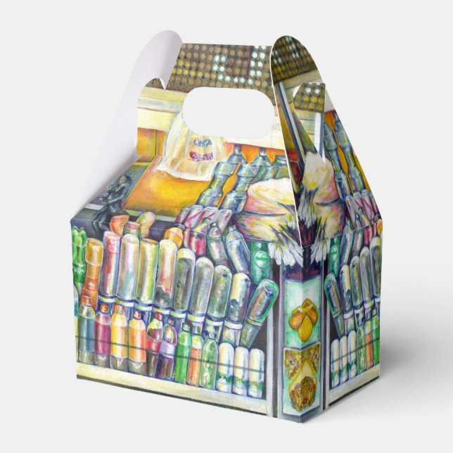 Pushcart Paradise Favor Box (Front Side)