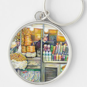 Pushcart Paradise Keychain