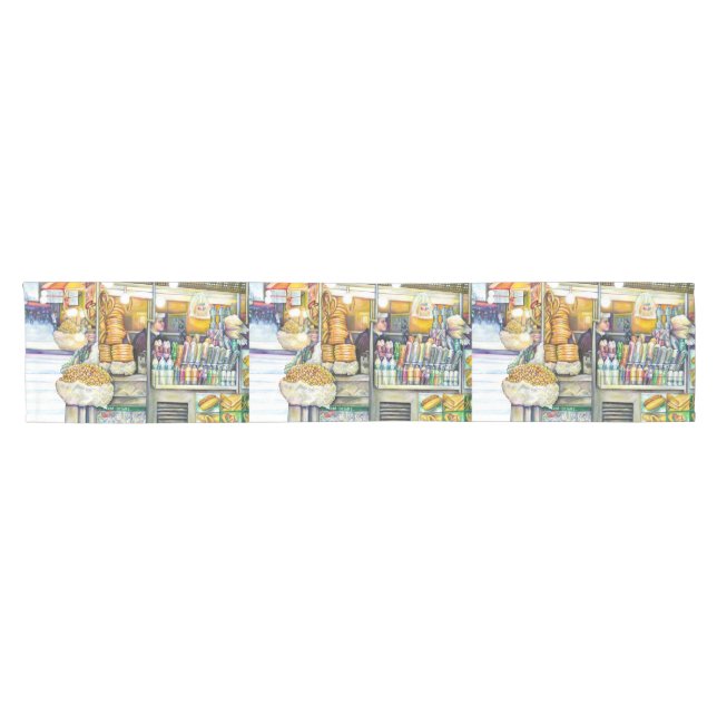 Pushcart Paradise Short Table Runner (Horizontal)