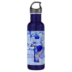 Pushin' It - Stunt Scooter Rider    710 Ml Water Bottle