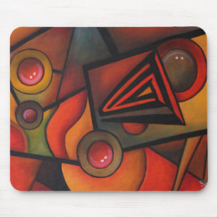 Pushing Buttons Mouse Pad