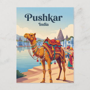 Pushkar Camel Fair India Postcard