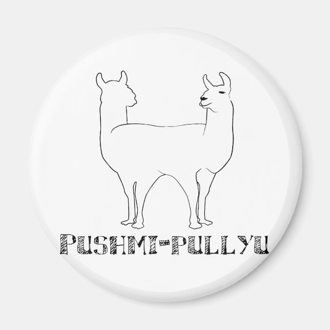 Pushmi-pullyu Magnet (Front)