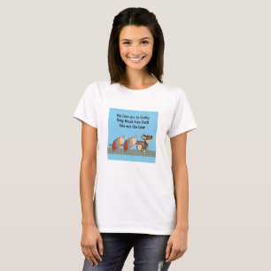 Pushy Cats Getting Rid of Fido T-Shirt