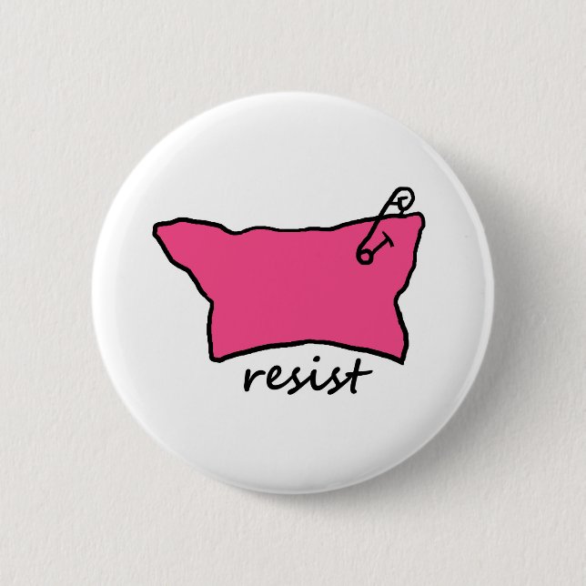 Pussy Hat Resist button (Front)