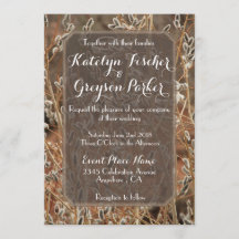 Pussy Willow Wedding Invitation