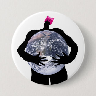 Pussyhats Care about the Environment 3 Inch Round Button