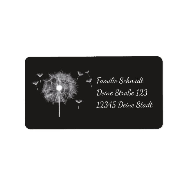 pustard - black | romantic label (Front)